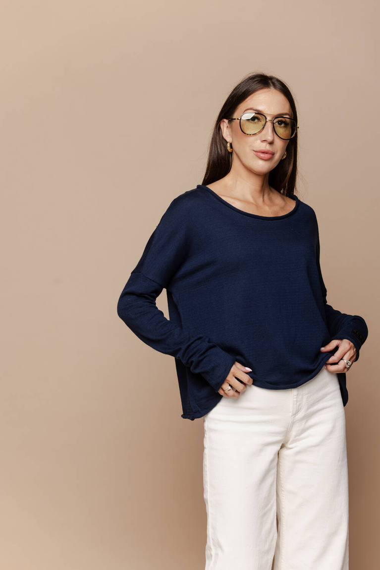 Sweter Joy Navy Blue