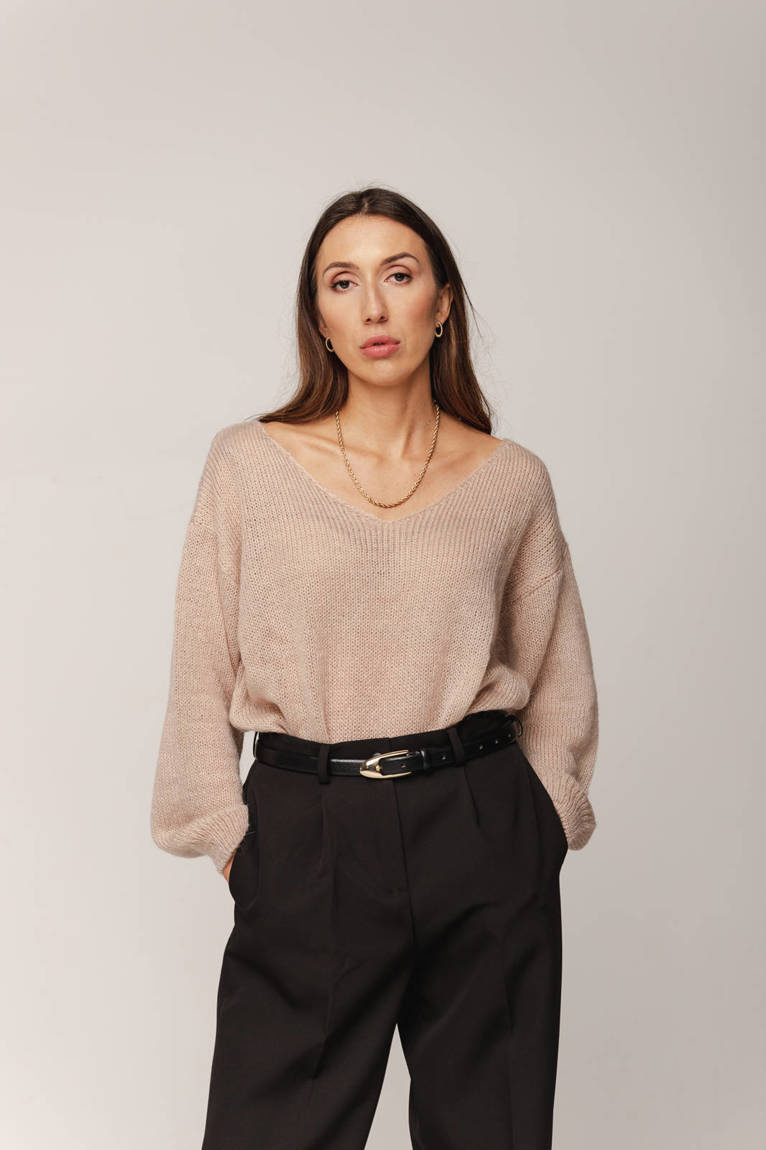 Icon Beige Sweater