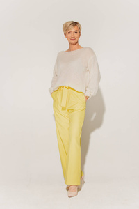 Lora Yellow Trousers