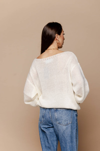 Classic Ecru Sweater