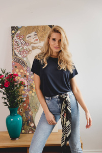 T-shirt Marika Navy Blue