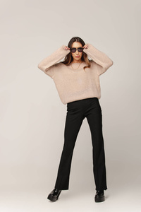 Beige Classic Sweater