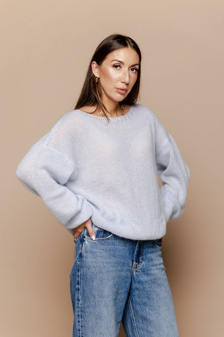 Sweter Classic Light Blue