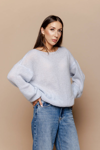 Sweter Classic Light Blue