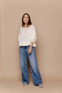 Classic Ecru Sweater