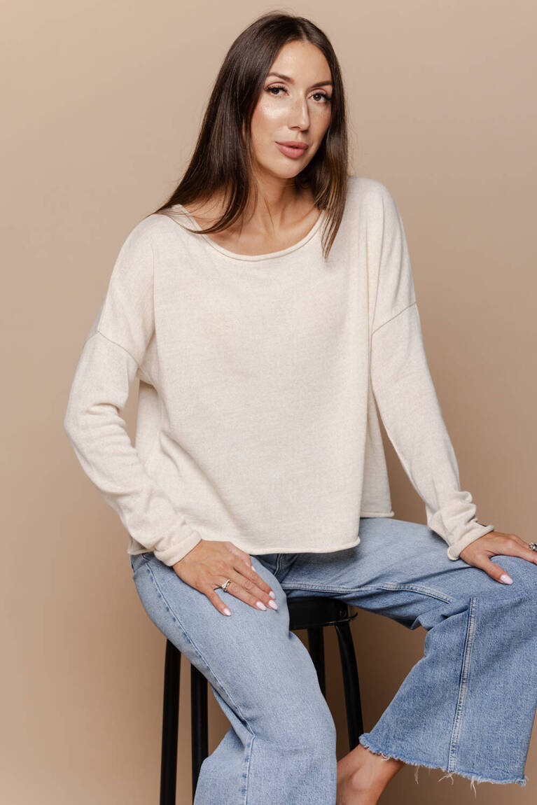 Sweter Joy Ecru