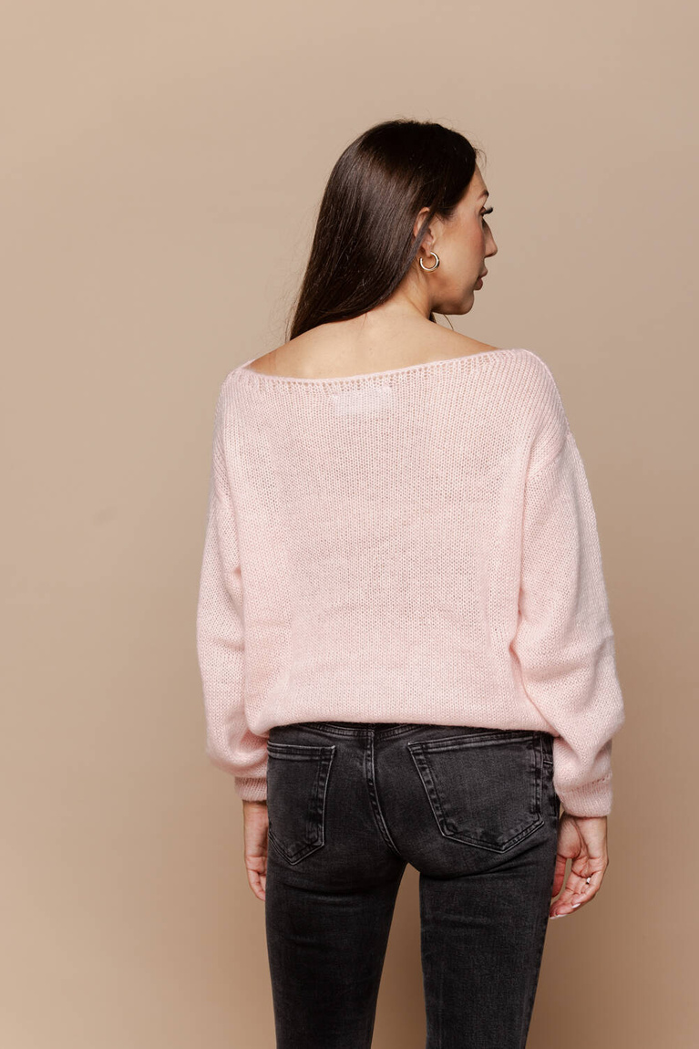 Sweter Classic Pink
