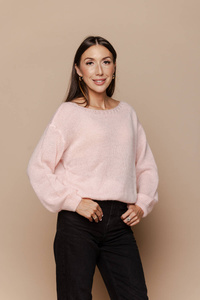 Sweter Classic Pink