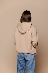 Beige Sweatshirt Love