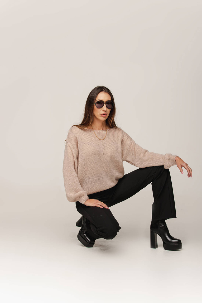 Sweter Classic Beige