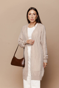 Beige Eliz Cardigan