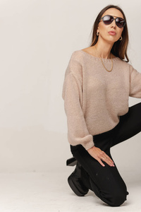Sweter Classic Beige
