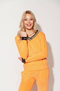 V Latte Velor Sweatshirt