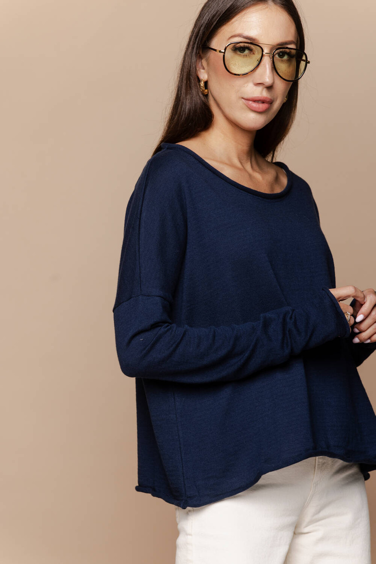 Sweter Joy Navy Blue